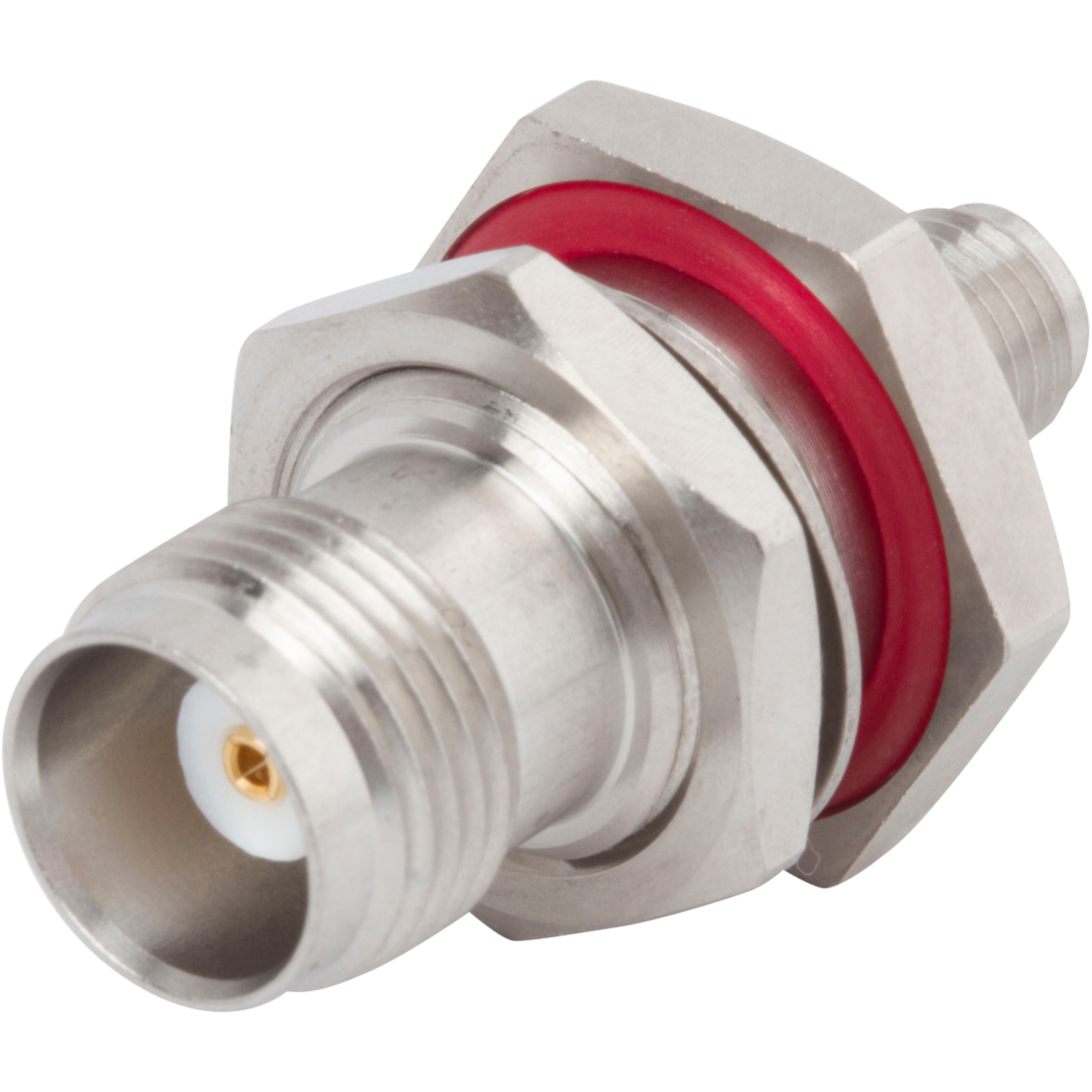 SMA Female to PTNC Female Bulkhead Adapter, SF1134-6007