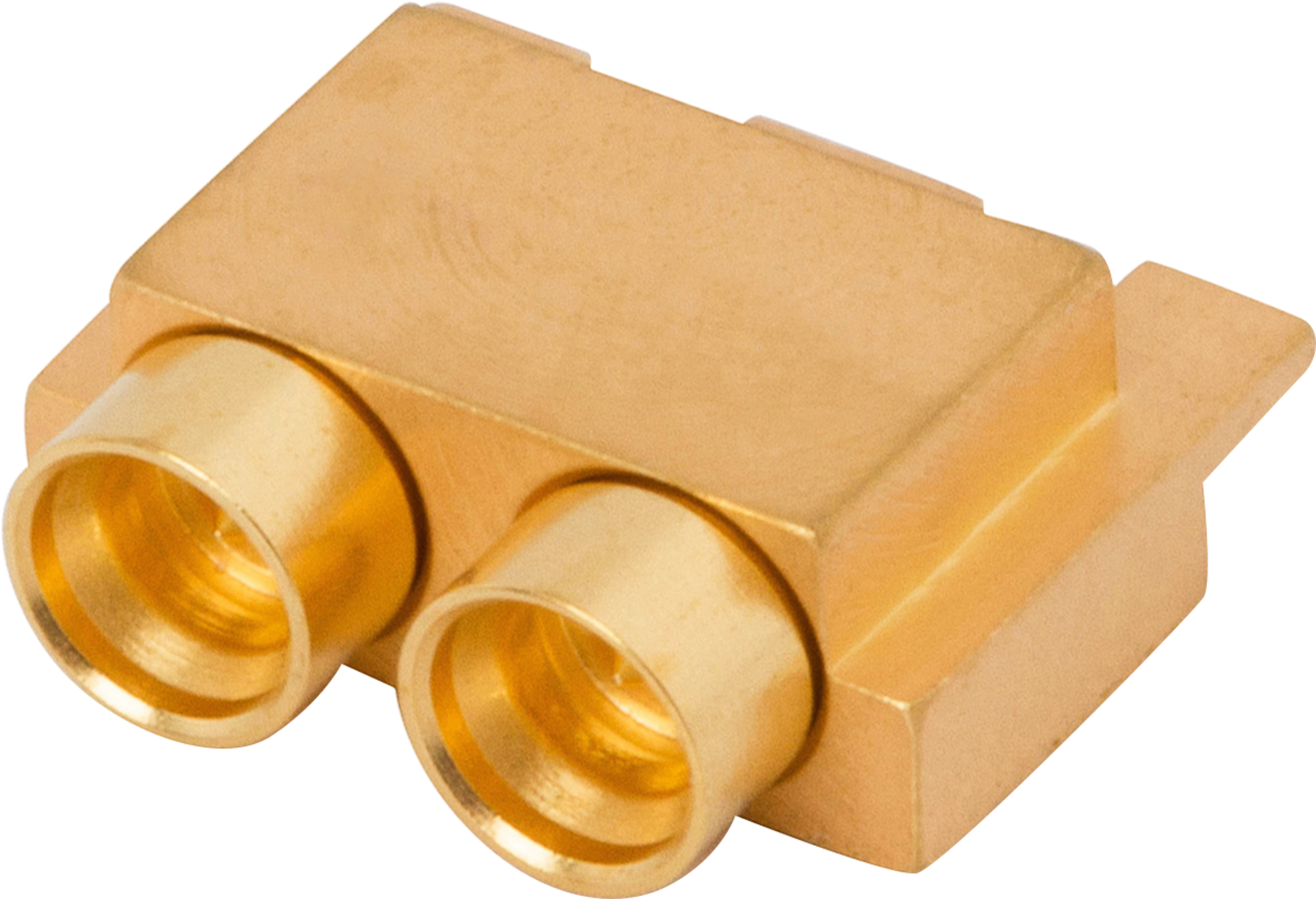 SMPS Male PCB Edge Launch Connector, 2 Port, FD, 3811-60049