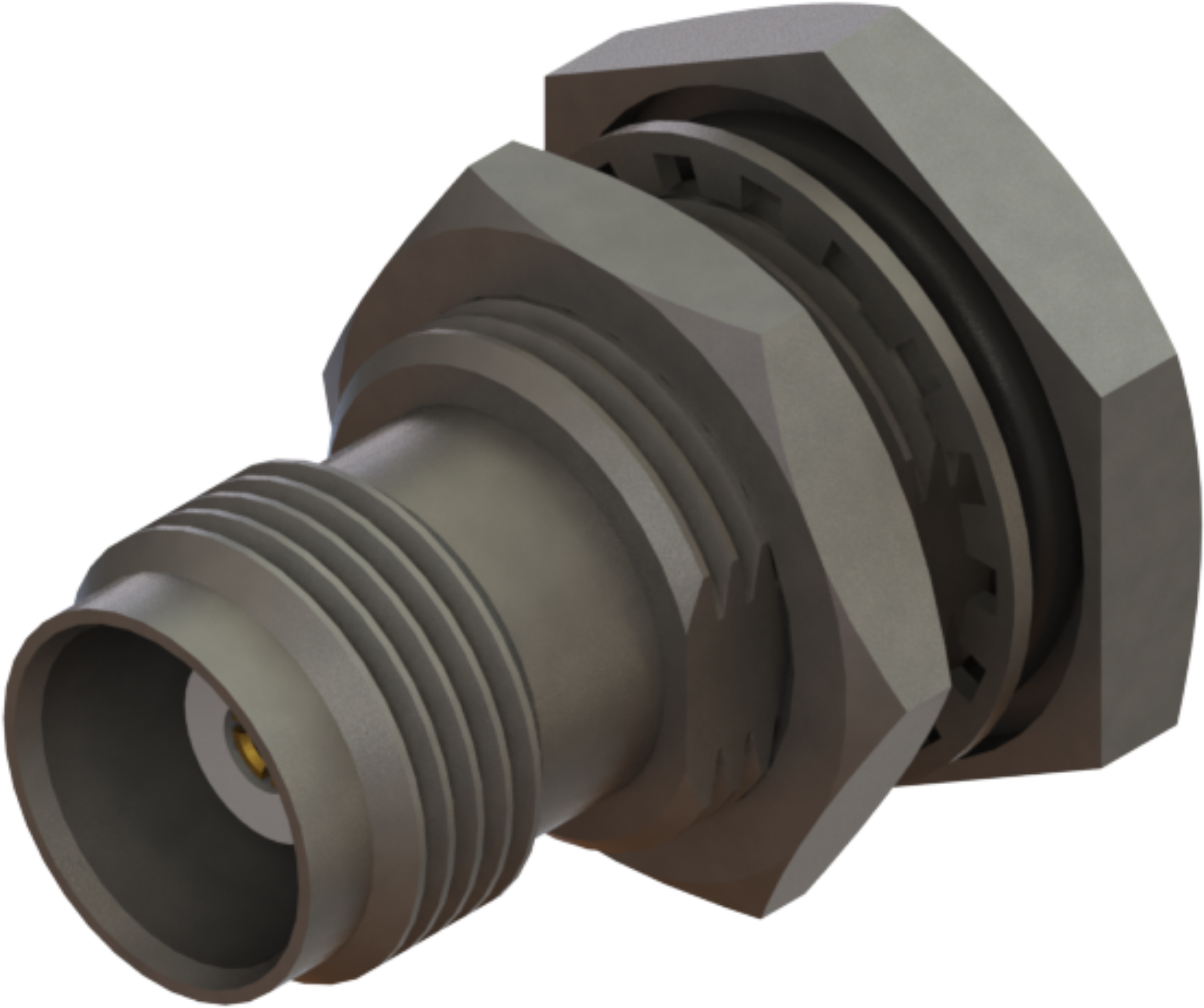 TNC Female Bulkhead Connector for .141 Cable, 4021-00065