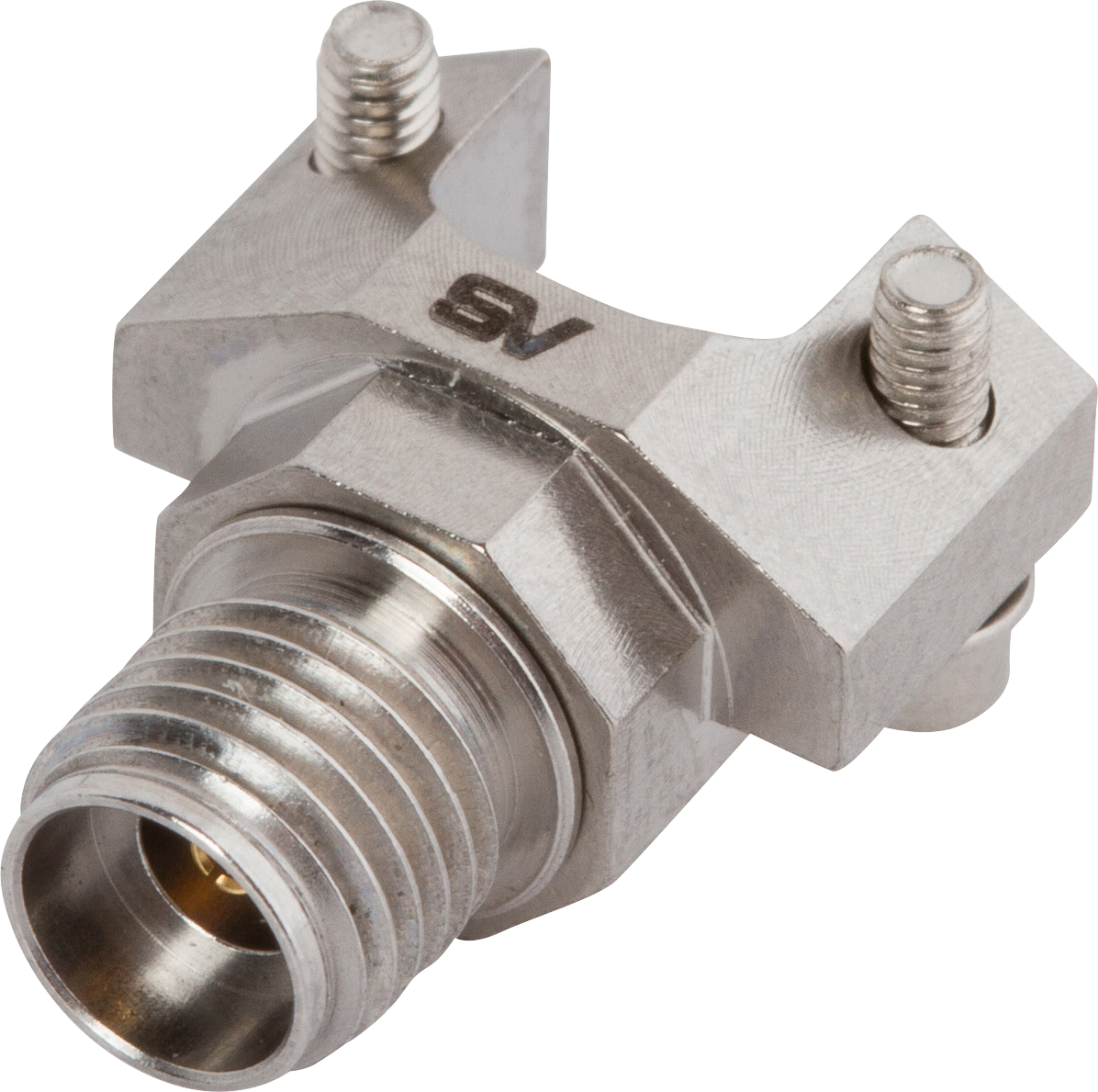 2.92mm Female Solderless PCB Edge Launch Connector, 2 Hole, SF1521-60107