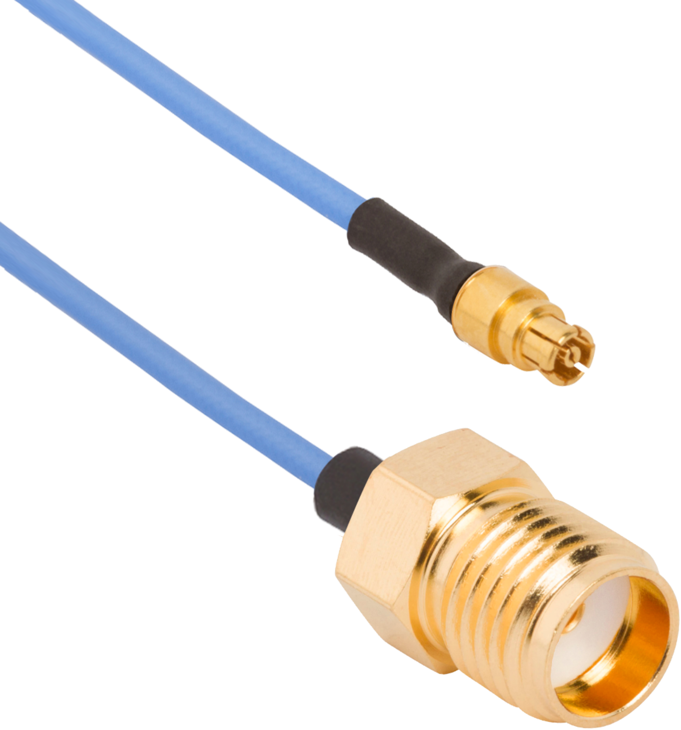 Picture of SMA Female to SMPM Female 6" Cable Assembly for .047 Cable