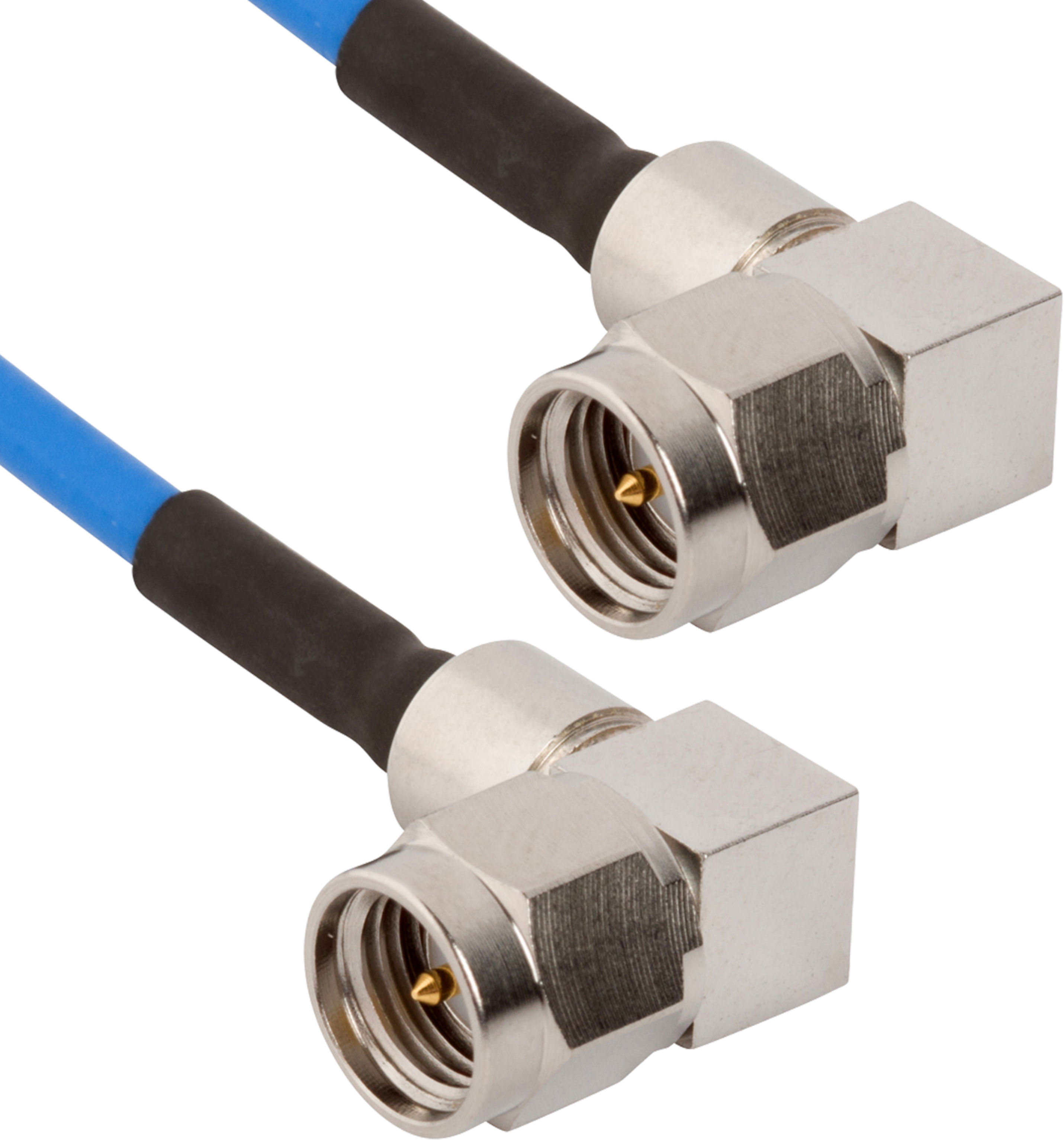 SMA Male R/A to SMA Male R/A 12" Cable Assembly for .085 Cable, 7029-3382