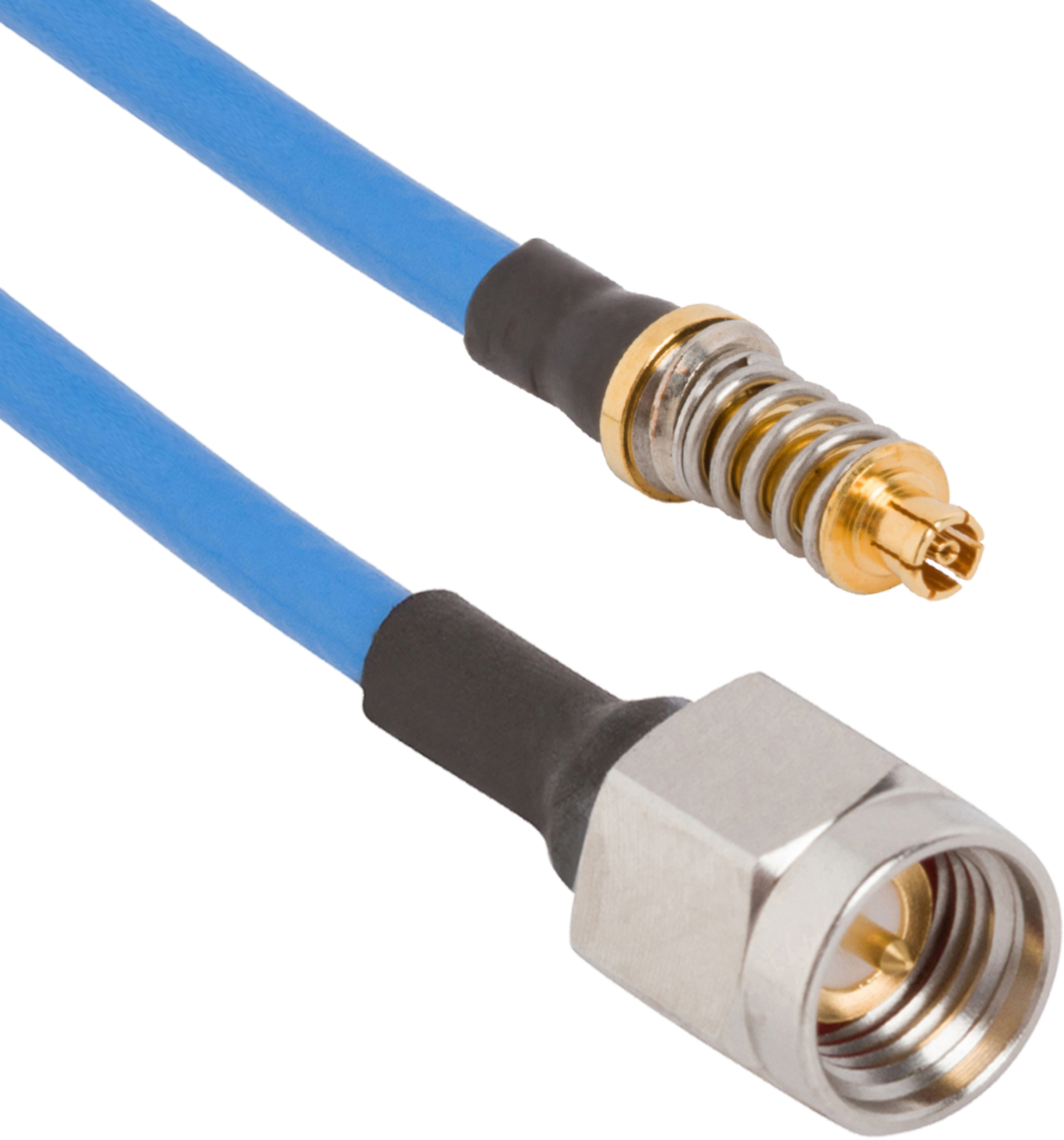 SMPM Female VITA 67.1/67.2  to SMA Male 12" Cable Assembly for .085 Cable, 7032-6729-120