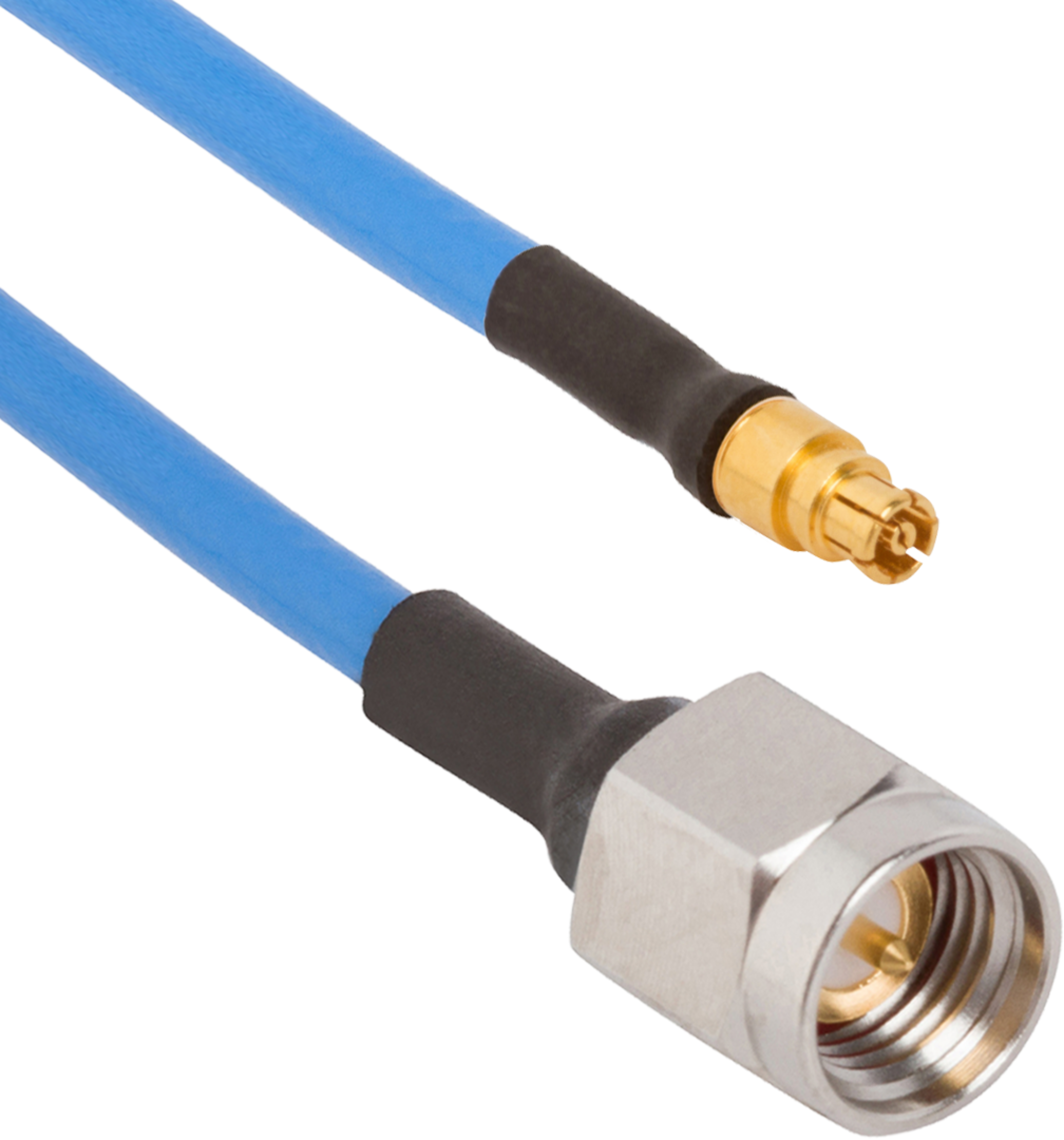 SMPM Female to SMA Male 12" Cable Assembly for .085 Cable, 7032-7527