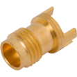 2.4mm Female PCB Edge Launch Connector, .062" PCB Thickness, 1621-60008