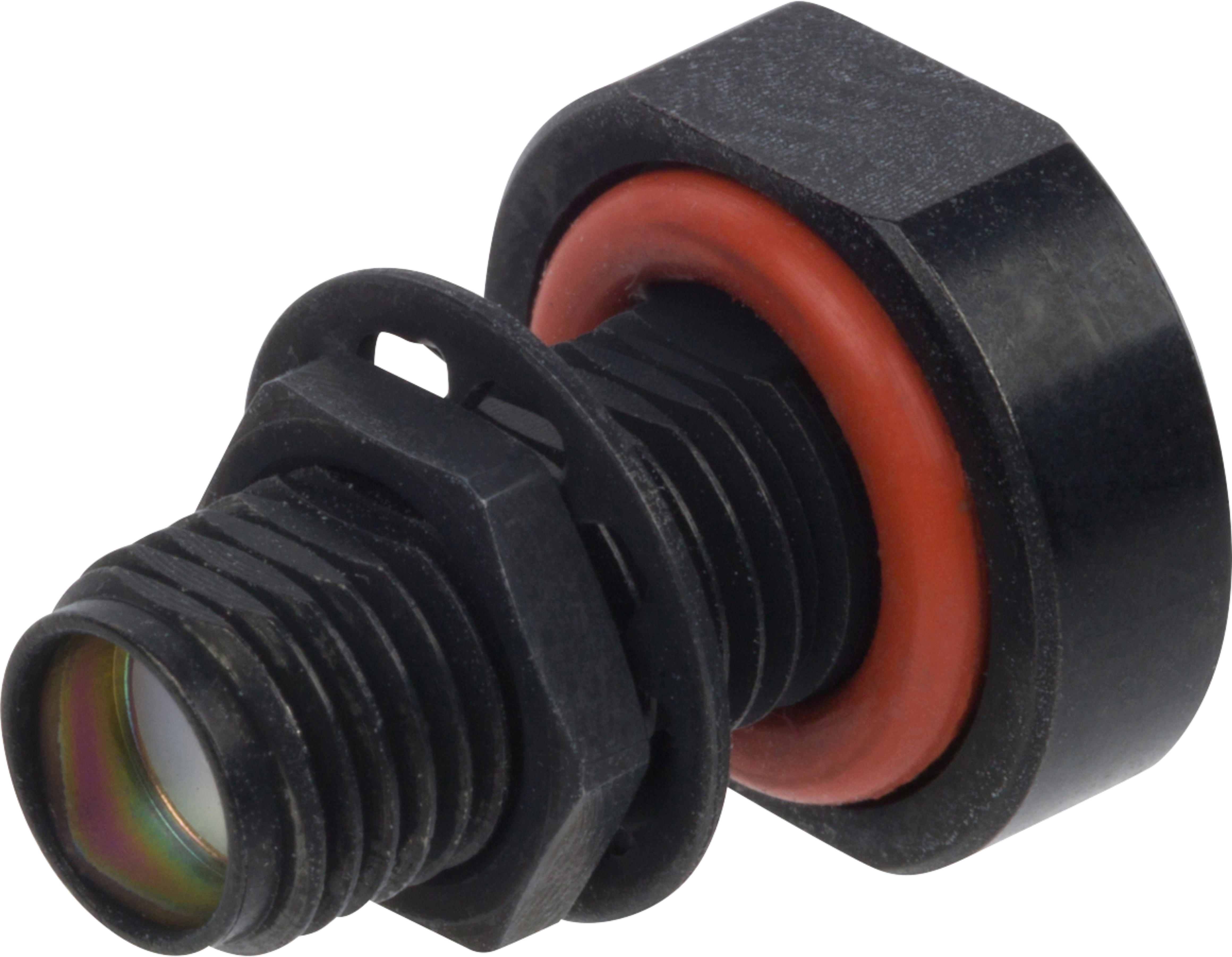 SMA Female Bulkhead Cable Connector, Non-Reflective for .085 Cable