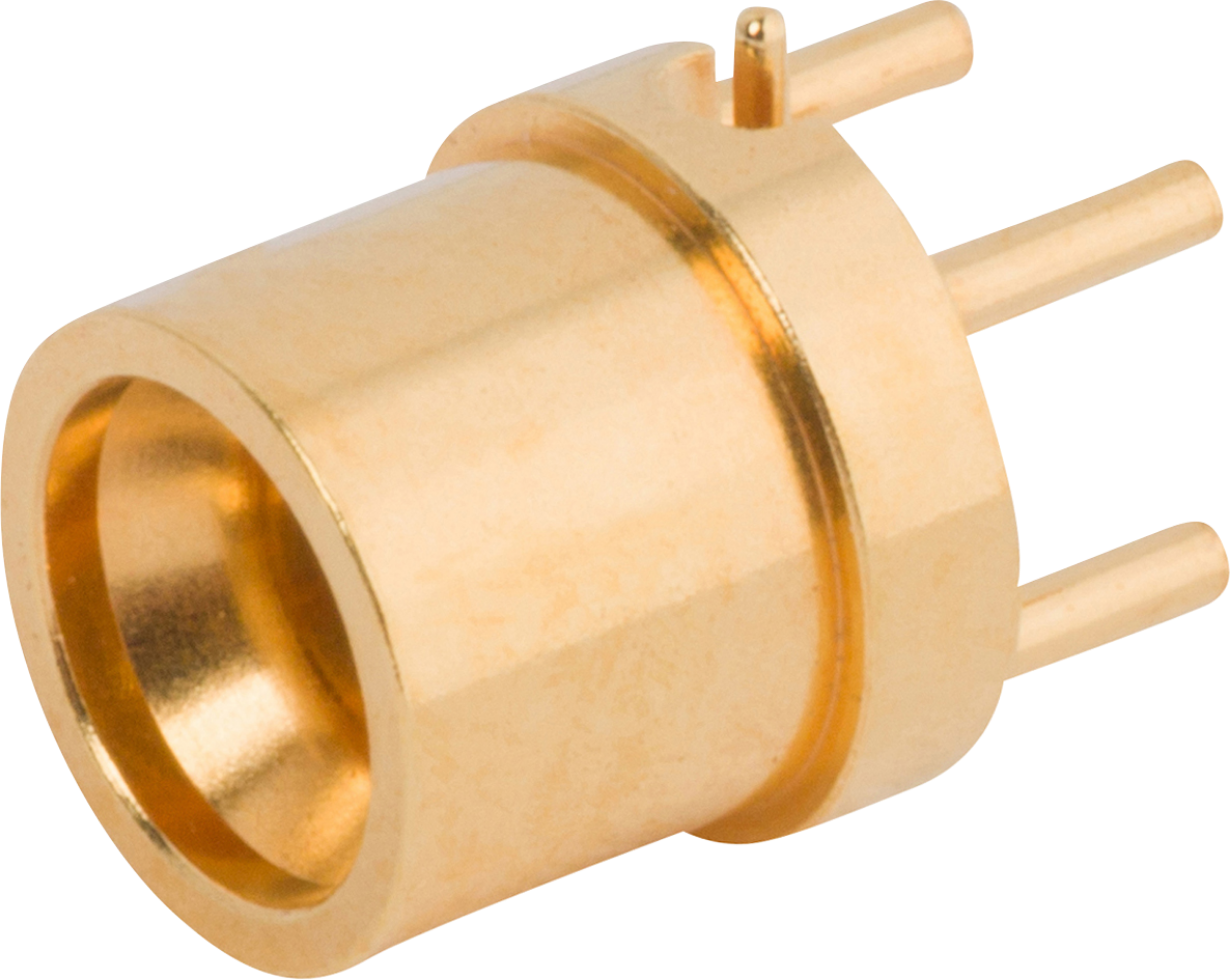 SMPM Male PCB Thru-Hole Connector, R/A, FD