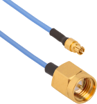 SMPM Female to SMA Male 6" Non-Magnetic Cable Assembly for .047 Cable, 7032-10512