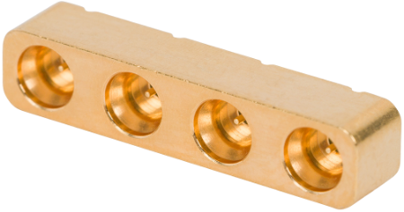 SMPS Male PCB Surface Mount, 4 Port (Glass Seal), FD, 9311-20028