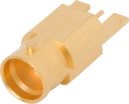 SMP Male PCB QB Edge Launch Plus Connector, SB, 1211-66195