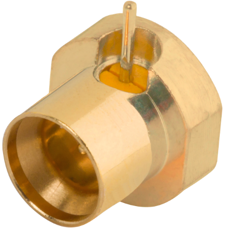 SMP Male Reverse Mount Thru-Hole PCB Connector, R/A, FD, 1211-66449