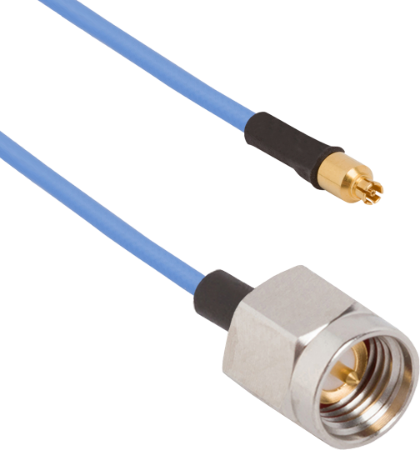 SMA Male to SMPS Female 250mm Cable Assembly for .047 Cable, 7029-4700