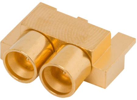 SMPM-XT Male PCB Edge Launch Connector, 2 Port, SB, 9311-60351