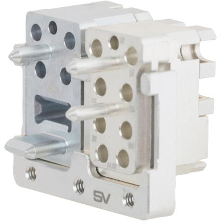 NanoRF VITA 67.3 14 Port RF and 1 Port MT Fiber Backplane Hybrid Module, 9341-80012