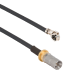 SMPM Male VITA 67.3 Plug-In Contact to U.FL Female R/A 6" Cable Assembly for .047 Cable, 7032-10453
