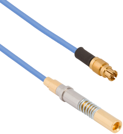 SMPS (Size 16) D38999 Socket Contact to SMPM Female 12" Cable Assembly for .047 Cable, 7093-5282