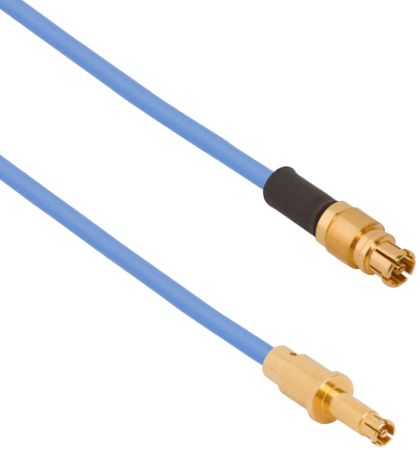 SMPS (Size 16) D38999 Pin Contact to SMPM Female 12" Cable Assembly for .047 Cable, 7093-5281