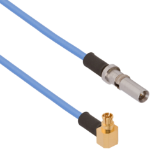 SMPS Male VITA 67.3 Gen2 Plug-In Contact to SMPM Female R/A 100mm Cable Assembly for .047 Cable, 7038-7774