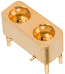 SMPS Male R/A Contact PCB Surface Mount Connector, 2 Port, FD, 3812-40011