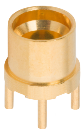 SMPS Male PCB Surface Mount Connector (Glass Seal) FD, Thru Pin, 4 Legs, 3811-60112