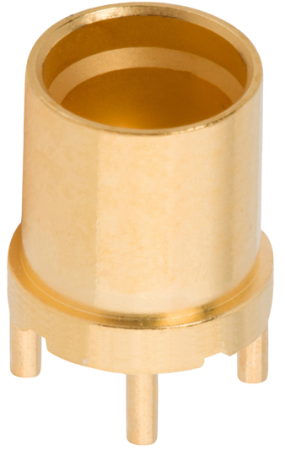 SMP Male PCB Surface Mount Connector (Glass Seal) FD, 4 Legs, 1211-66488