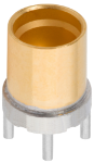 SMP Male PCB Surface Mount Connector (Glass Seal, Pre-Tinned) SB, 4 Legs, 1211-66491